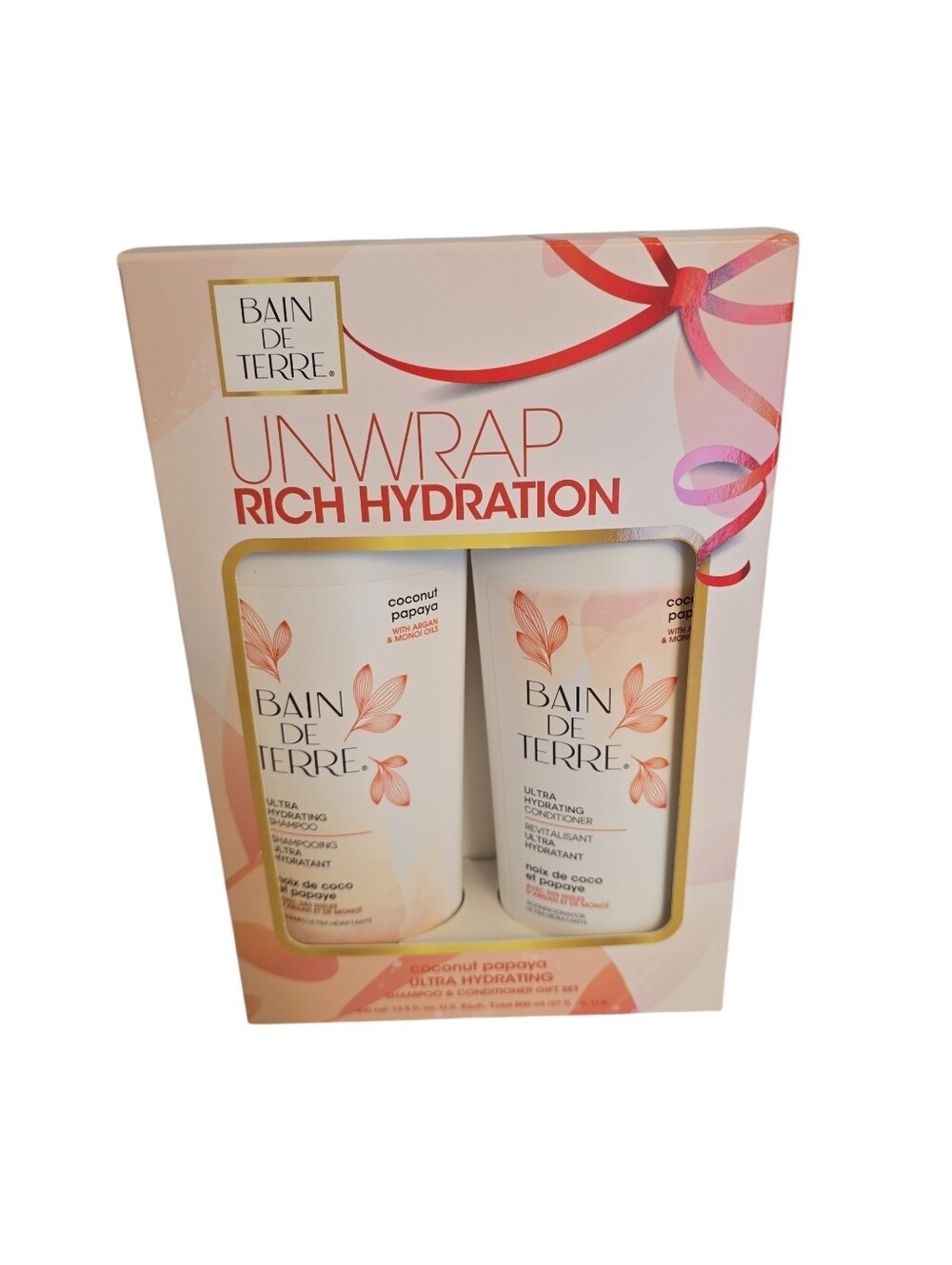 Bain de Terre Coconut Papaya Ultra Hydrating Shampoo & Conditioner Gift Set